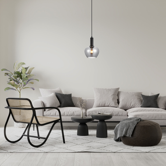 Lampa Wisząca Italux Stabla Pnd-30084-1-Bk-Sg