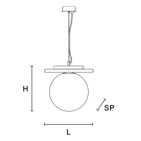 Zwis Posy S1 25 Masiero Duży