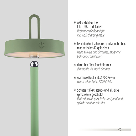 Lampa Stojąca Zewnętrzna Zuma Line Amag 003902-032063