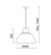 Lirica 844A-G05X1A-03 Lampa wisząca Novolux Exo 