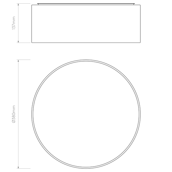 Lampa Sufitowa Astro Cambria 1421001