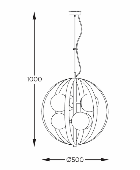 Oprawa wisząca Zuma Line Nela 1138