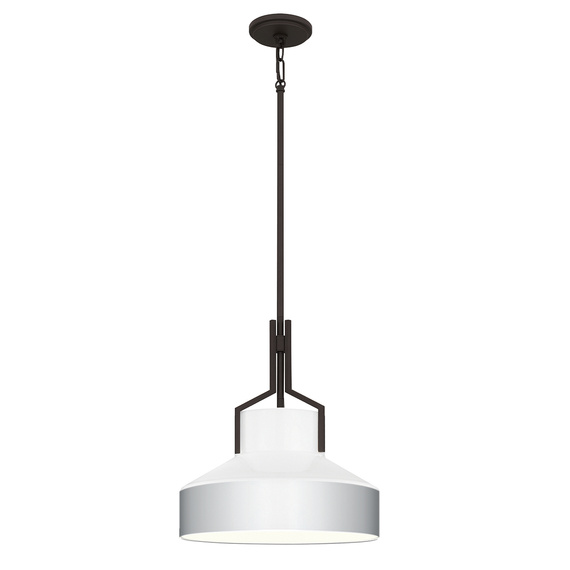 Żyrandol Elstead Lighting QZ-BRECKEN-2P-AB-OPAL