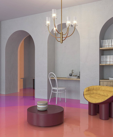 Wisząca lampa Arco mosiądz (MOD223PL-03BS) - Maytoni