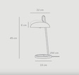 Nordlux Lampa stołowa Versale 2220075003