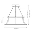 Eurofase Cadoux QN-CADOUX-P-BK Lampa wisząca
