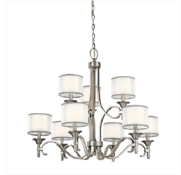 Lampa wisząca Elstead Lighting Lacey KL-LACEY9-AP