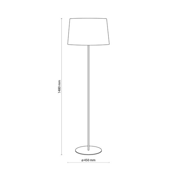 Lampa Podłogowa TK Lighting Maja 5547