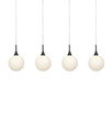 Lampa wisząca 107762 Markslojd Quattro XL czarna