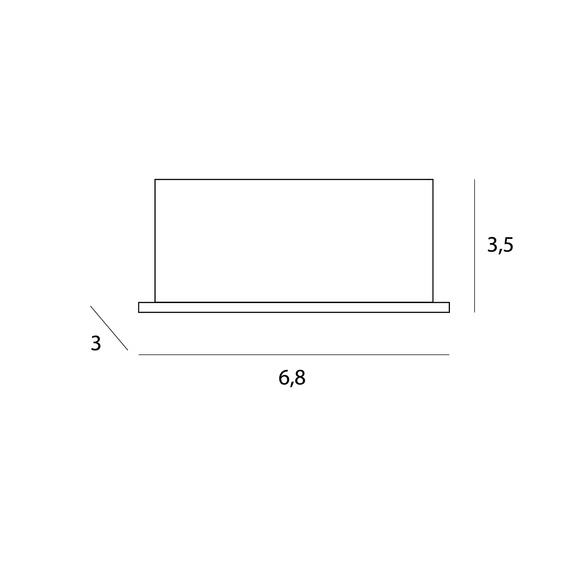 Oprawa Do Zabudowy Maxlight X-line H0134