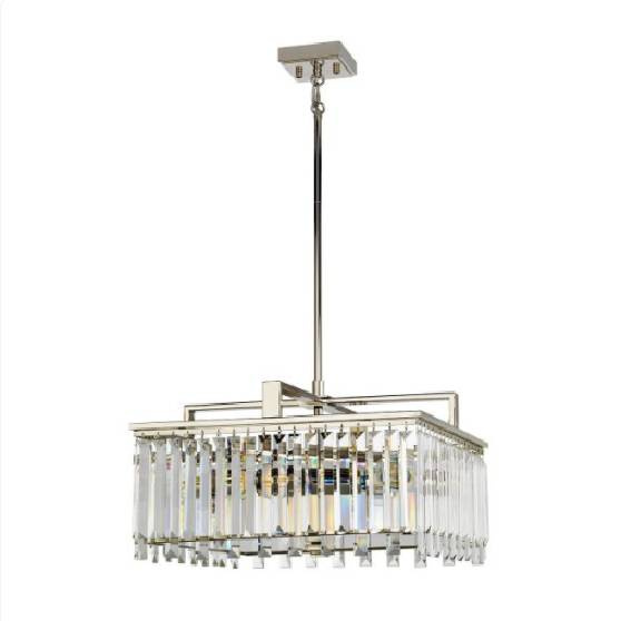 Lampa Wisząca Elstead Lighting Aries ARIES-4P-L Nikiel