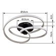 Globo Lighting Plafon Glyxar 67183-40N