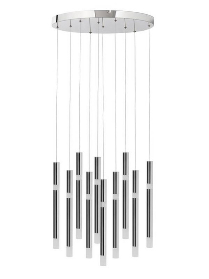 Lampa Wisząca Berella Light Luno 10 BL1447 Chromowa