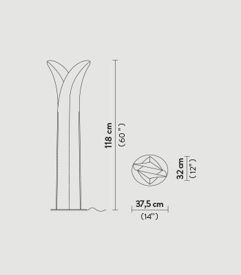 Lampa podłogowa Slamp Las Palmas L