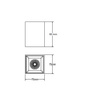Spot Sufitowy Ledowy Berella Light Piri 1 BK+CO BL5161 Czarno Miedziany