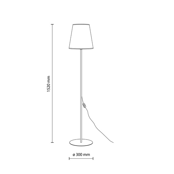 Lampa Podłogowa TK Lighting Elizabeth 16157