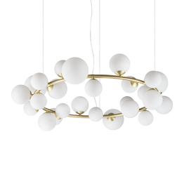 Zwis Ideal Lux Perlage Sp25 Bianco 363370