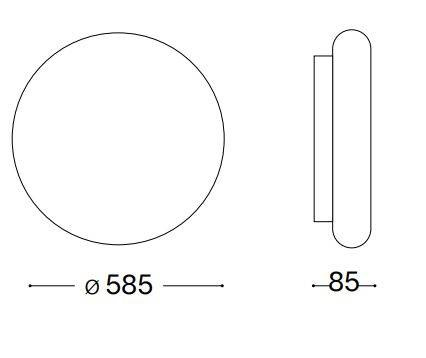 Ideal Lux Level 261188 Plafon