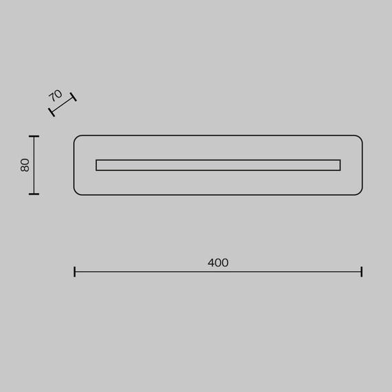 Lampa Ścienna Maytoni Albatre MOD366WL-L9BS3K