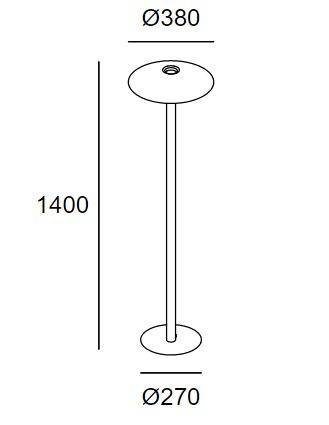Lampa podłogowa LEDS H 25-7742-DN-DN Grok