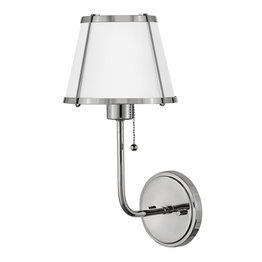 Kinkiet Elstead Lighting HK-CLARKE1-PN-WH