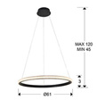 Lampa wisząca Schuller Ring 717526