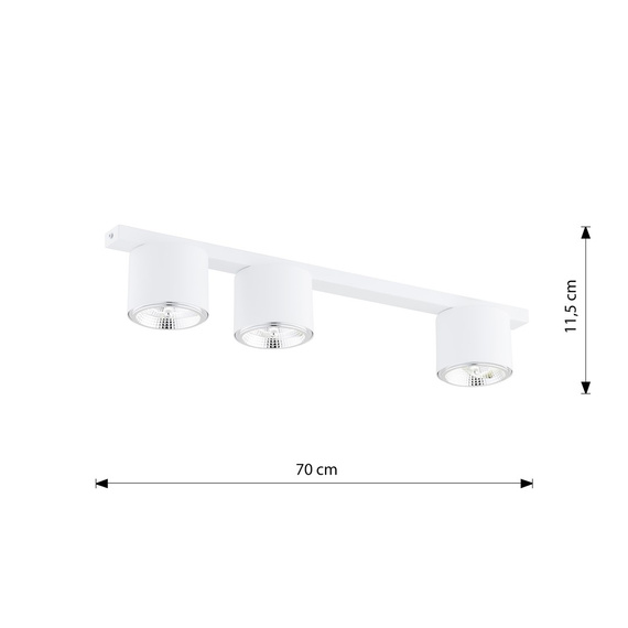 Emibig Nano 3 White (1311/3) Plafon