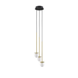 Lampa wisząca Cleoni Cotton Panel 3x G9 Złota DM101/LA211/RH24/3/E/962