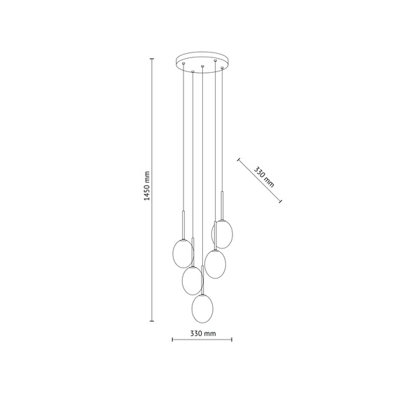 Żyrandol TK Lighting Pearl 10844