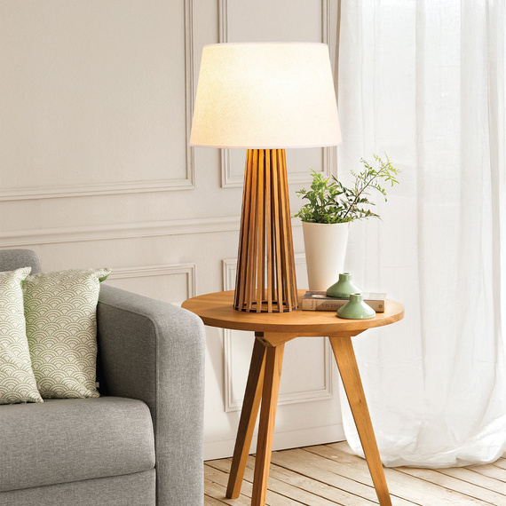 Lampka Stołowa Accord Lighting Slatted QN-SLATTED-TL-TEAK