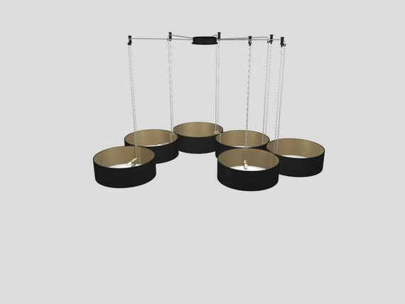 Włoska Lampa wisząca Masiero Sound OR6