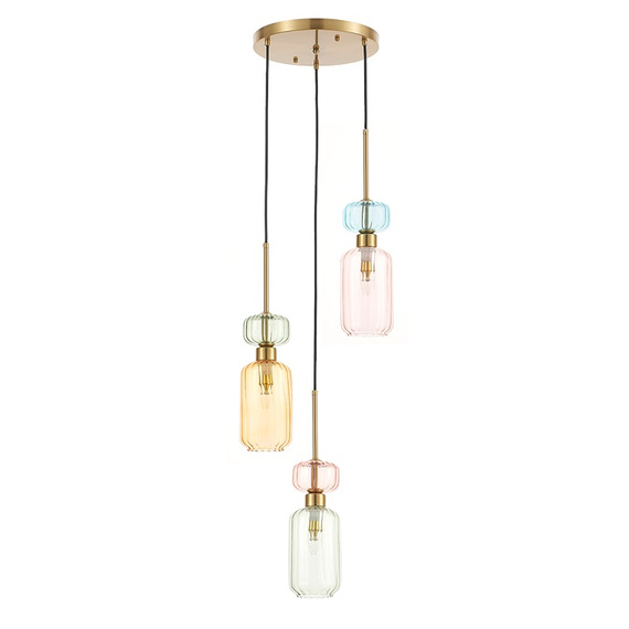 Lampa Wisząca Milagro Molly ML1825 klosze multikolor