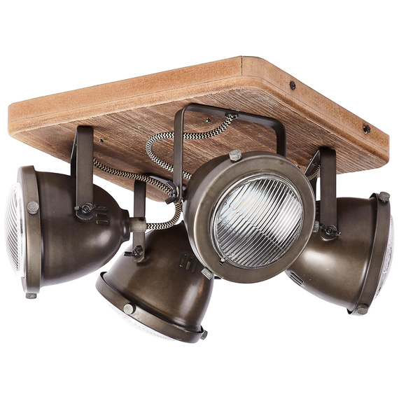 Lampa Sufitowa Brilliant Carmen Wood 72035/84