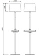 Lampa podłogowa Mantra Nordica II 5465