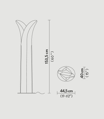 Lampa podłogowa Slamp Las Palmas XL