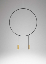 Lampa Wisząca Estiluz Revolta T-3636-M  czarny