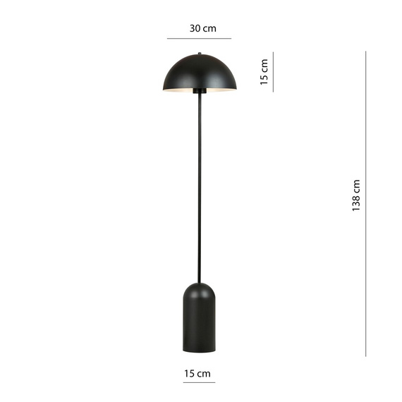 Lampa Stojąca Emibig Kava Lp1 Black (1307/LP1)