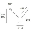 Oprawa wisząca Grok 00-7392-05-DL LEDS Attic