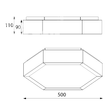 Plafon Cleoni Per 1949LRL7117/3000K