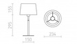 Lampa stołowa Redlux Broadway R11986