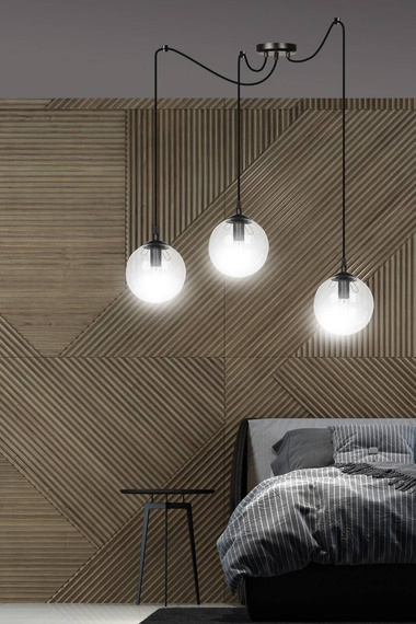 Zwis GIGI 3 BL TRANSPARENT czarny (936/3) - Emibig