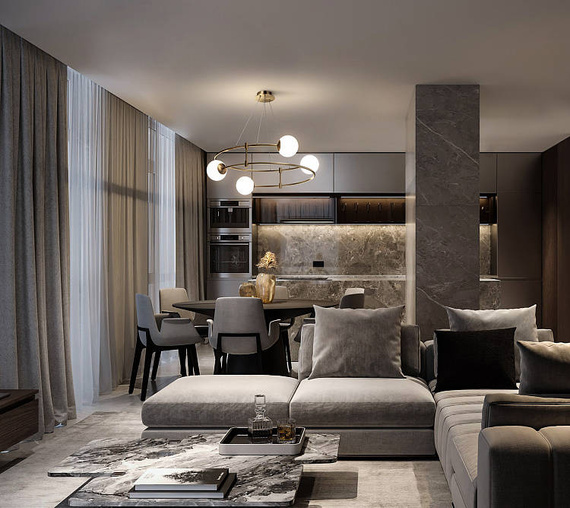 Lampa wisząca Maytoni Balance MOD317PL-04G Złota