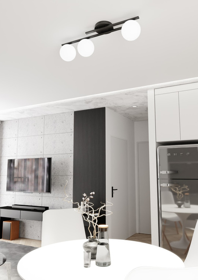 Lampa Wisząca Emibig Kairo 3 Bl Opal (1446/3)