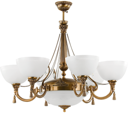 Lampa wisząca Kutek Roma ROM-ZW-8+1(P)