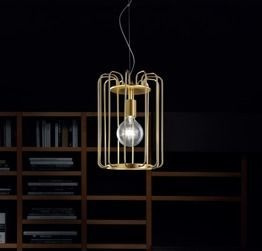 Lampa Wisząca Futura SP H/283 złota Sillux