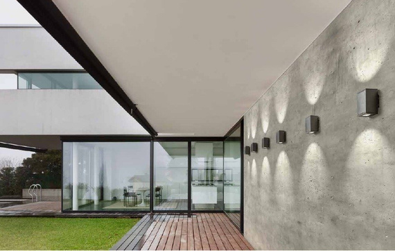 Kinkiet Zewnętrzny AZZARDO LIVIO AZ0888 BGR