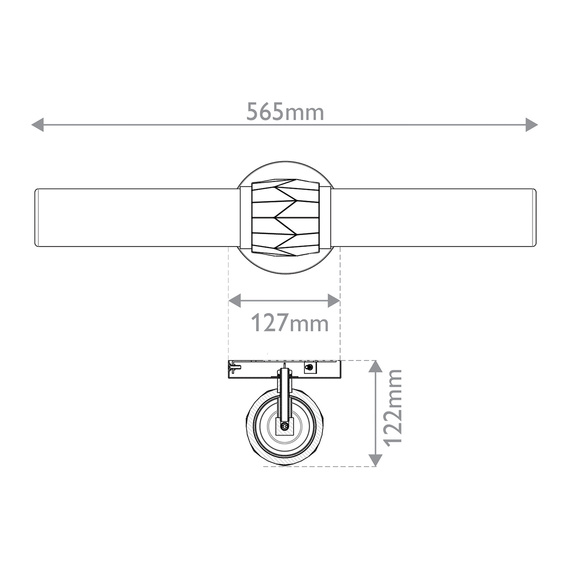 Lampa Ścienna Elstead Lighting HK-ELLISON2-BK-HB