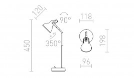 Lampa stołowa Redlux Rosita R12511