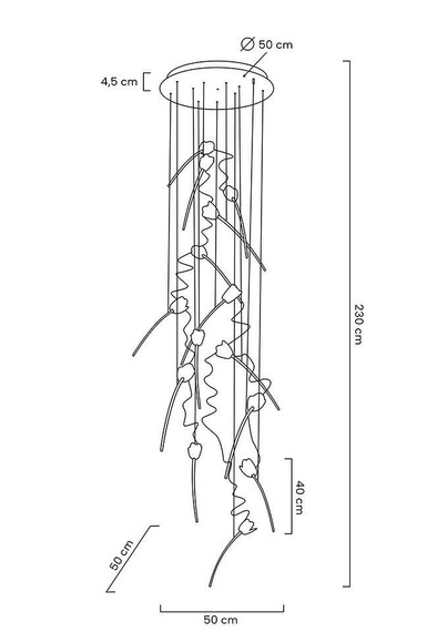 Żyrandol Moosee Tulippe MSE1501100171