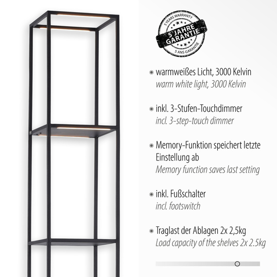 Zuma Line Contura 003902-024884 Lampa Stojąca